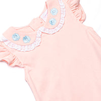 Everyday Eyelet Embroidered Short Set, Pink
