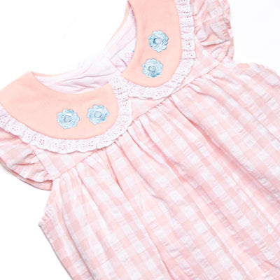 Everyday Eyelet Embroidered Bubble, Pink
