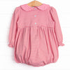 Yours Truly Smocked Bubble, Red