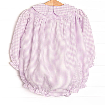 Blooming Belle Applique Collared Bubble, Purple