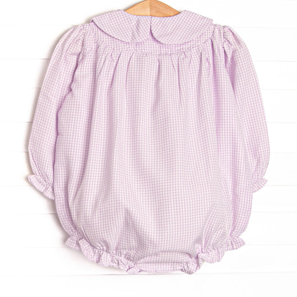 Blooming Belle Applique Collared Bubble, Purple