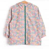 Island Blooms Raincoat, Green