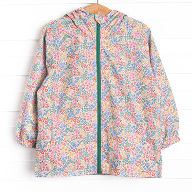 Island Blooms Raincoat, Green