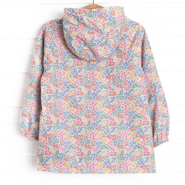 Island Blooms Raincoat, Green