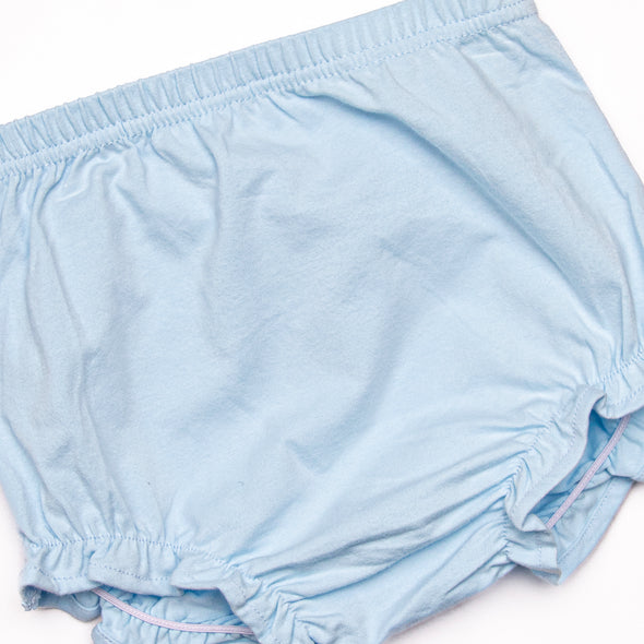 Dragonfly Days Applique Diaper Set, Blue