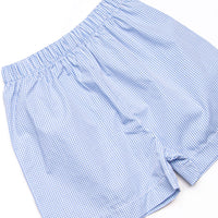 Steamboat Seas Smocked Short Set, Blue