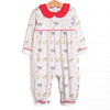 Down South Days Romper, Red