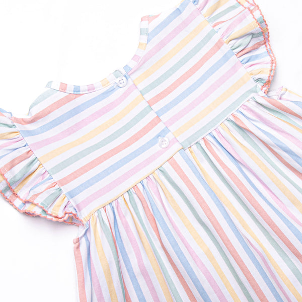 Summer Sunshine Ruffle Short Set, Pink