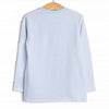 Caravan Camper Applique Top, Blue Stripe