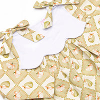 Patches of Pumpkins Legging Set, Green