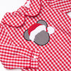 Merry Mouse Applique Bubble, Red