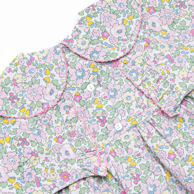 Park Avenue Poodle French Knot Embroidered Dress, Pink
