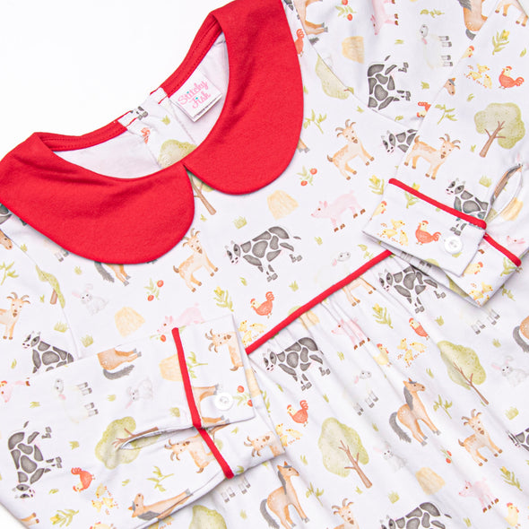 Down South Days Romper, Red