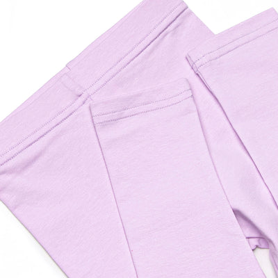 Blooming Belle Applique Collared Legging Set, Purple