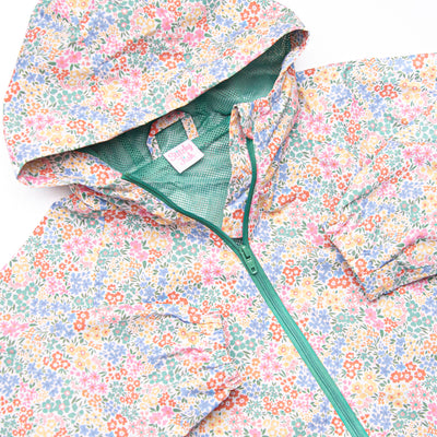 Island Blooms Raincoat, Green