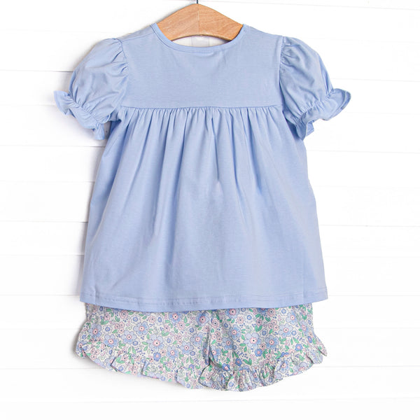 Baltimore Blues Short Set, Blue