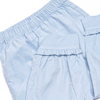 Perfect Day Plaid Ruffle Pant Set, Blue