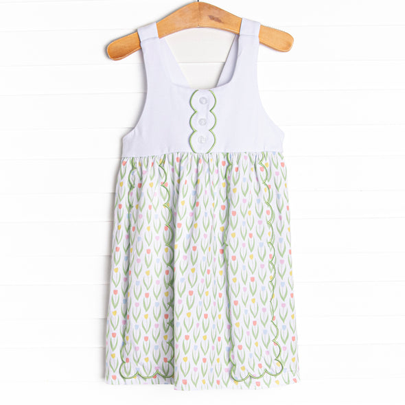 Tulip Traditions Dress, Green