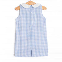 Picnic Plaid Jon Jon, Light Blue Gingham