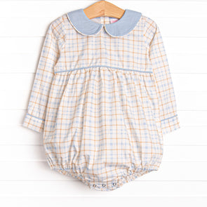 Perfect Day Plaid Bubble, Blue