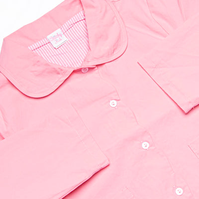 Sissy Scalloped Pocket Light Weight Coat, Pink