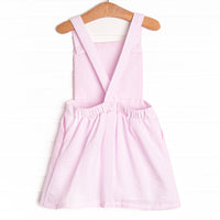 Oh Hoppy Day Applique Dress, Pink Seersucker