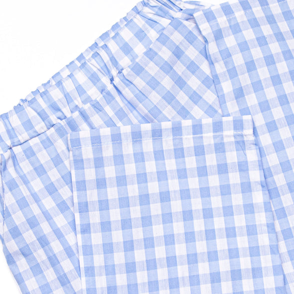 Down the Court Dunk Applique Pant Set, Blue