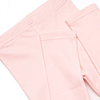 Sarah Pima Legging Set, Light Pink and Sage Stripe