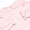 Bold Bows Embroidered Diaper Set, Pink