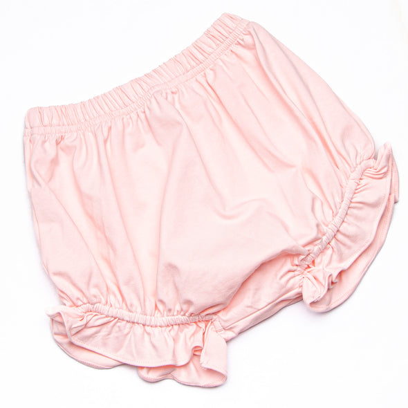 Bold Bows Embroidered Diaper Set, Pink