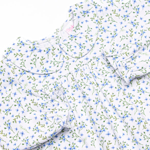 Planted Perfection Diaper Set, Blue