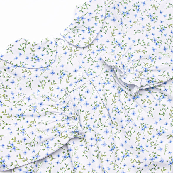 Planted Perfection Diaper Set, Blue