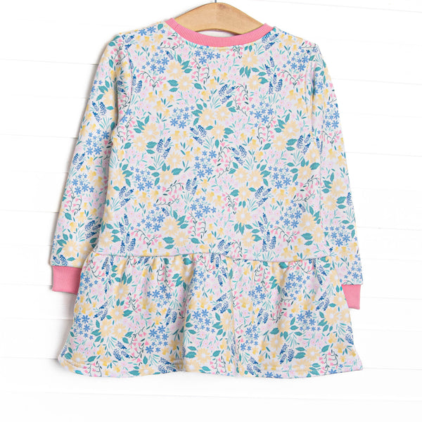 Golden Hour Flower Sweatshirt, Yellow