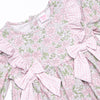 Gingham Gardenias Dress, Pink
