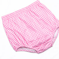 Beach Builder Applique Scalloped Diaper Set, Pink