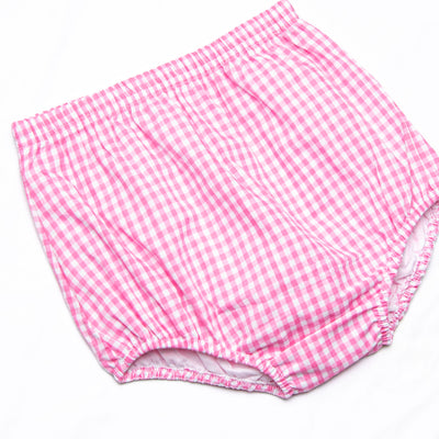 Beach Builder Applique Scalloped Diaper Set, Pink