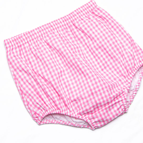 Beach Builder Applique Scalloped Diaper Set, Pink