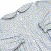 Prim Petals Smocked Bubble, Blue