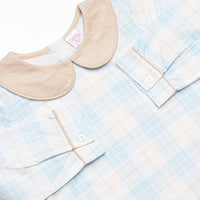 Picture Perfect Plaid Diaper Set, Blue