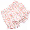 Bow Bouquets Side Tie Diaper Set, Pink