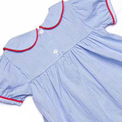 Best of the Best Applique Dress, Blue