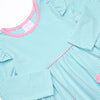 Everly Long Sleeve Dress, Pink and Mint Stripe