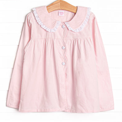 Classic Corduroy Overcoat, Pink