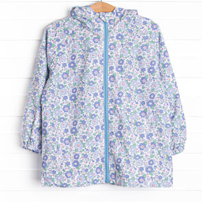 Bellflower Beauty Raincoat, Blue