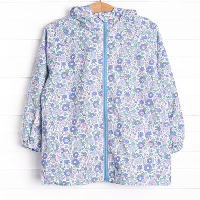 Bellflower Beauty Raincoat, Blue