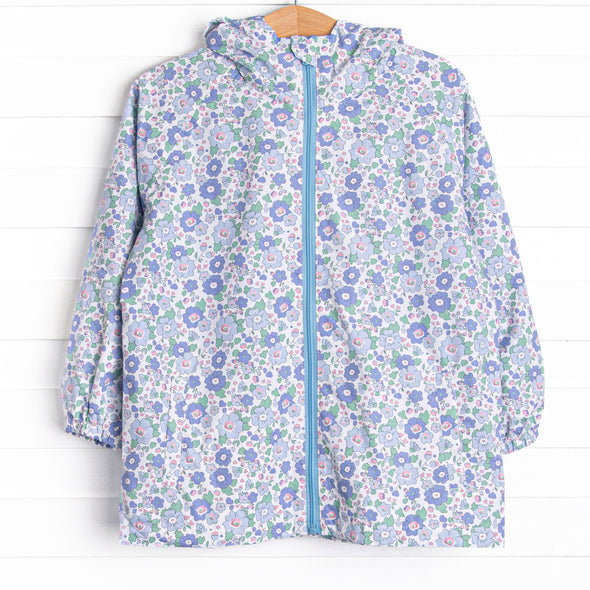 Bellflower Beauty Raincoat, Blue