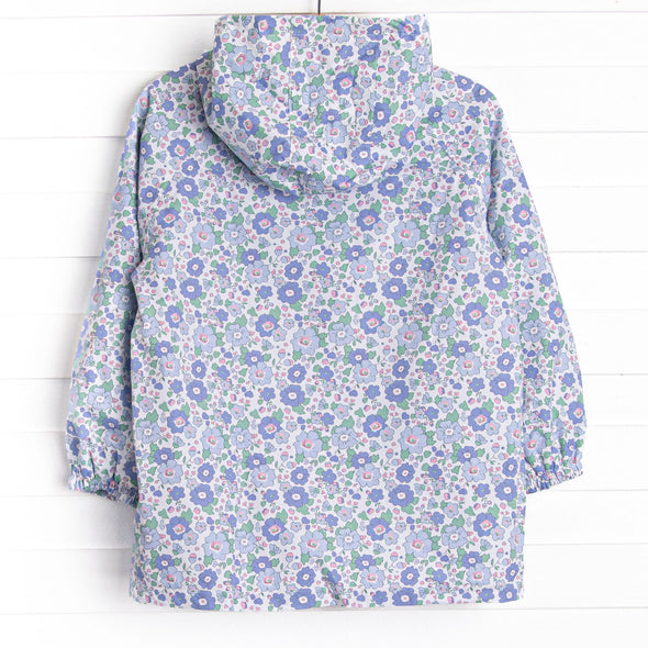 Bellflower Beauty Raincoat, Blue