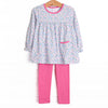 Flower Power Legging Set, Pink