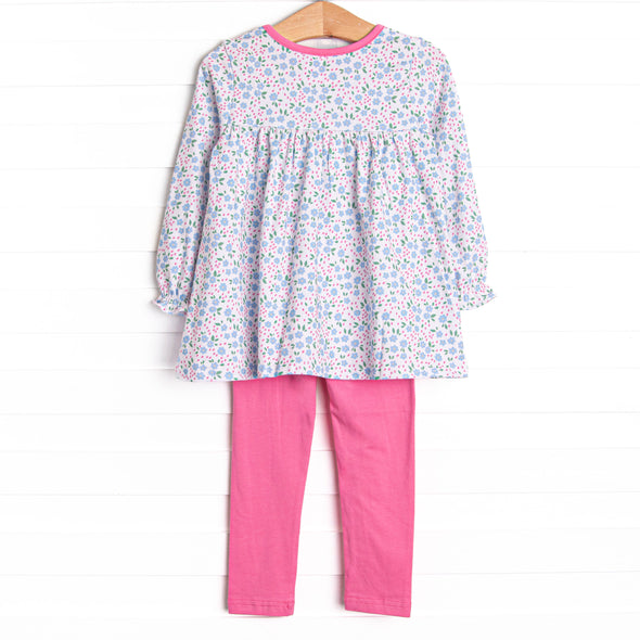 Flower Power Legging Set, Pink