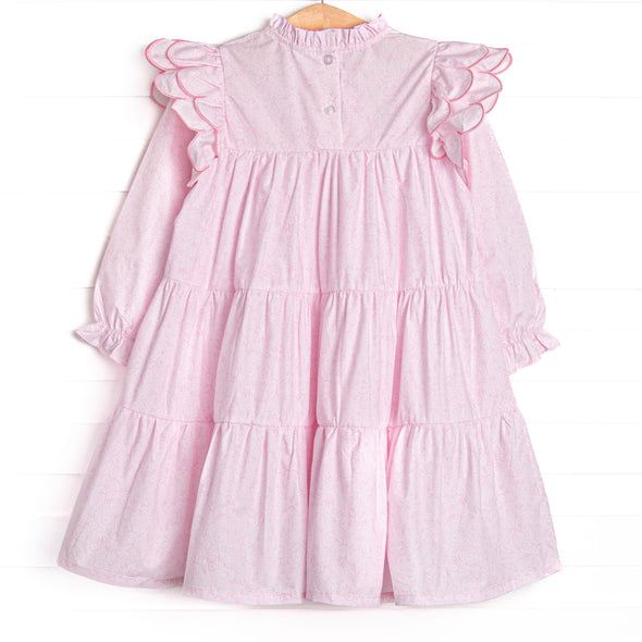 Delightful Days Tiered Dress, Pink